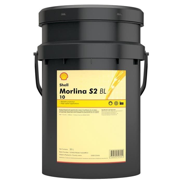 Shell Morlina S2 BL 10 - 20 Litre  SİRKÜLASYON  ve Türbin Yağı