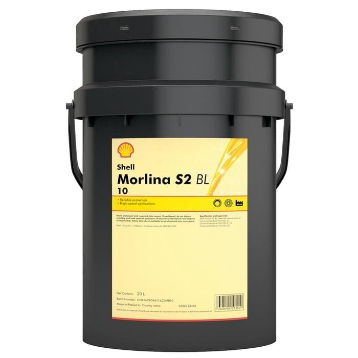 Shell Morlina S2 BL 10 - 20 Litre  SİRKÜLASYON  ve Türbin Yağı