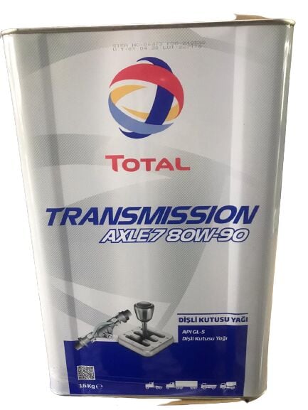 Total Transmission Axle 7 80W-90 18 Litre Şanzıman Yağı