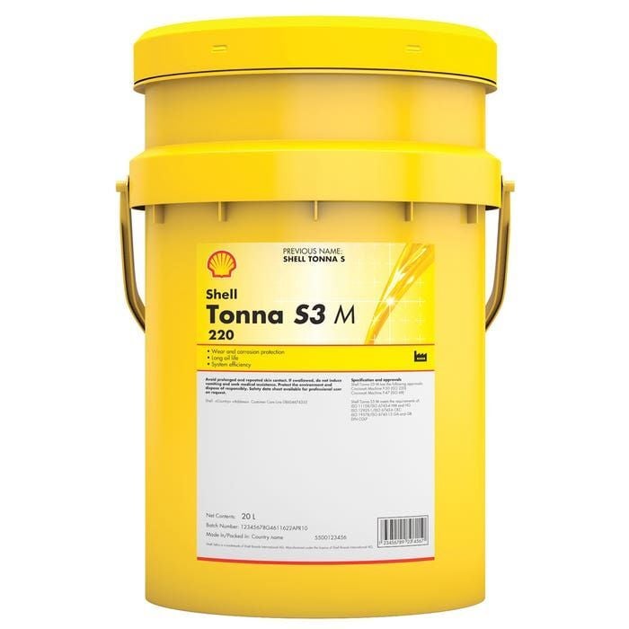 Shell Tonna S3 M 220 - 20 Litre Kızak Yağı