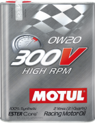 Motul 300 V High RPM 0W-20 - 2 litre Motor Yağı