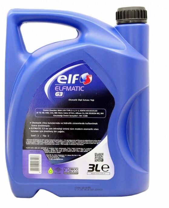 Elf Elfmatic G3 - 3 Litre Şanzıman Yağı
