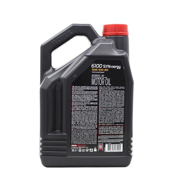 Motul 6100 Synergie 5W-40 - 5 Litre Motor Yağı