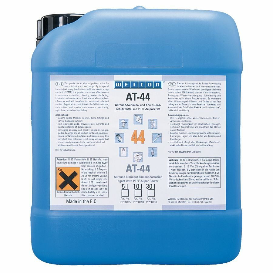Weicon AT 44 Çok Yönlü Teflonlu Yağlayıcı Koruyucu - 10 Litre