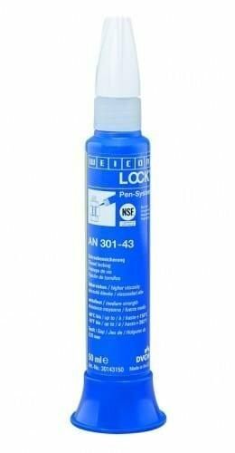 Weiconlock AN 301-43 - Gıda Onaylı Mavi Civata Sabitleme Contası 50 ML