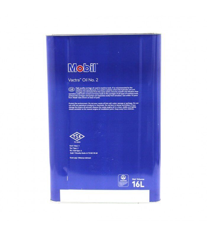Mobil Vactra Oil No 2 - 16 Litre Kızak Yağı