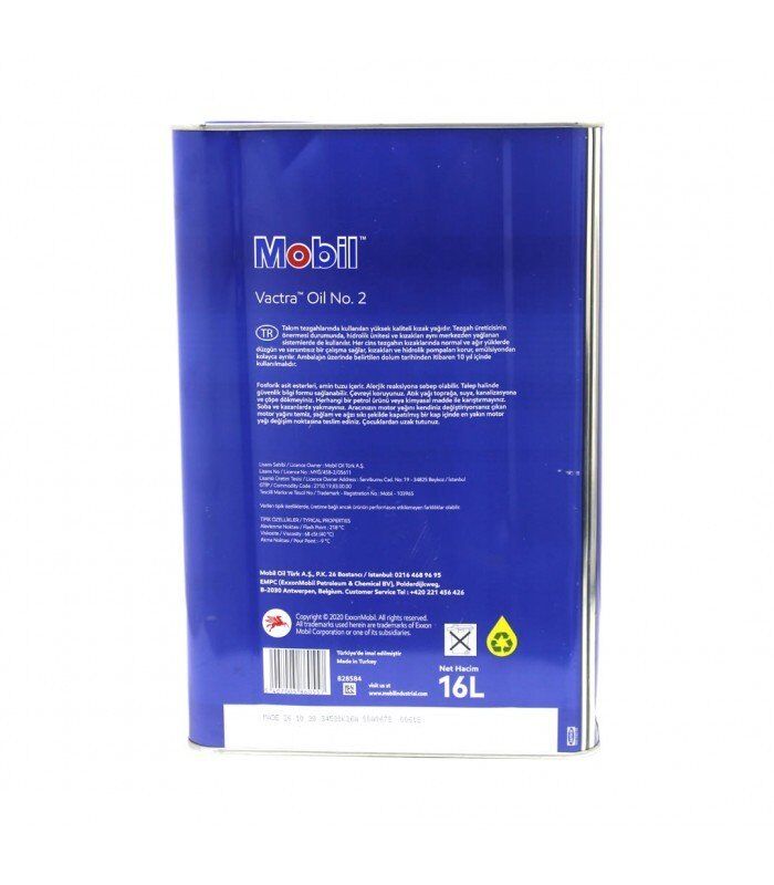 Mobil Vactra Oil No 2 - 16 Litre Kızak Yağı fiyatı ve incelemesi