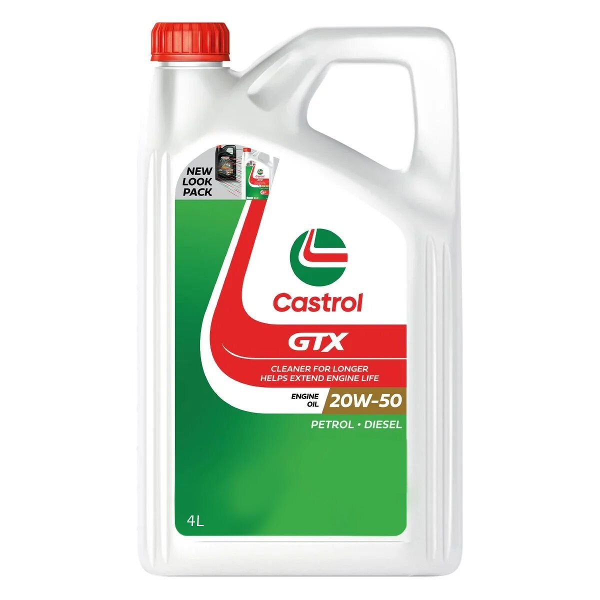 Castrol GTX 20W-50 - 4 Litre Motor Yağı