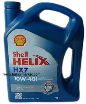 Shell Helix HX7 10W-40 - 4 Litre Motor Yağı