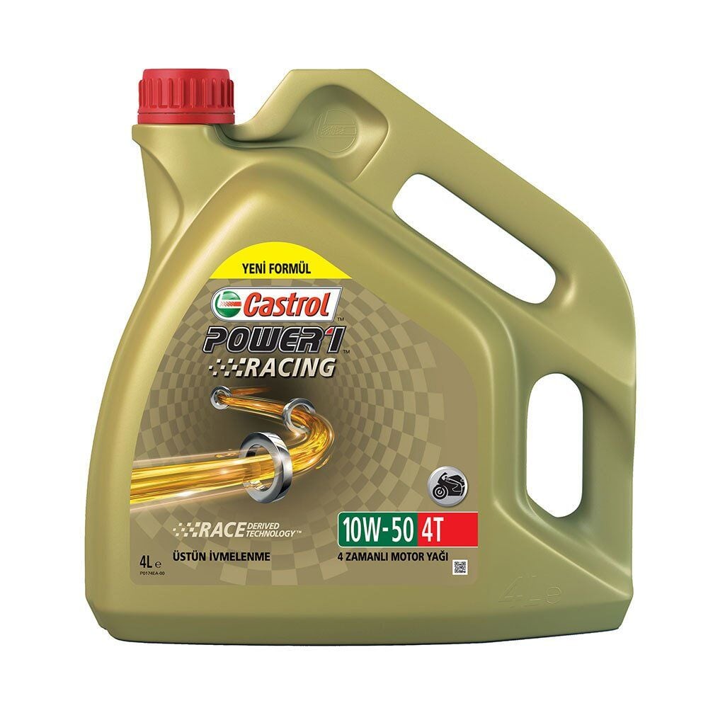 Castrol Power 1 Racing 4T 10W-50 4 Litre Motosiklet Yağı
