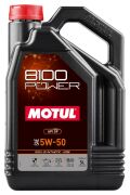 Motul 8100 Power Ester 5W-50 - 5 Litre Motor Yağı