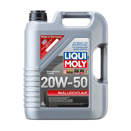 Liqui Moly Mos2 Leichtlauf 20W-50  4 Litre Motor Yağı (21358)