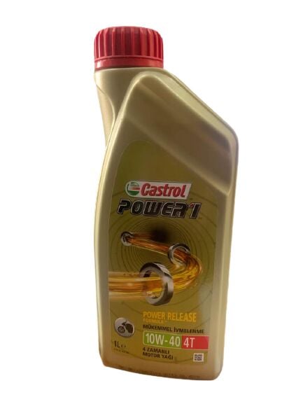 Castrol Power 1 4T 10W-40 1 Litre Motosiklet Yağı