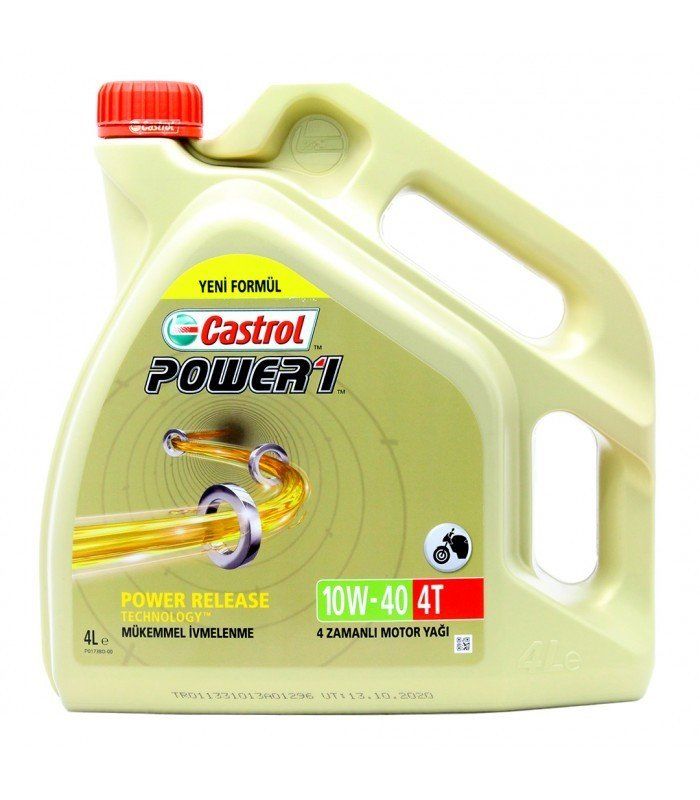 Castrol Power 1 4T 10W-40 4 Litre Motosiklet Yağı