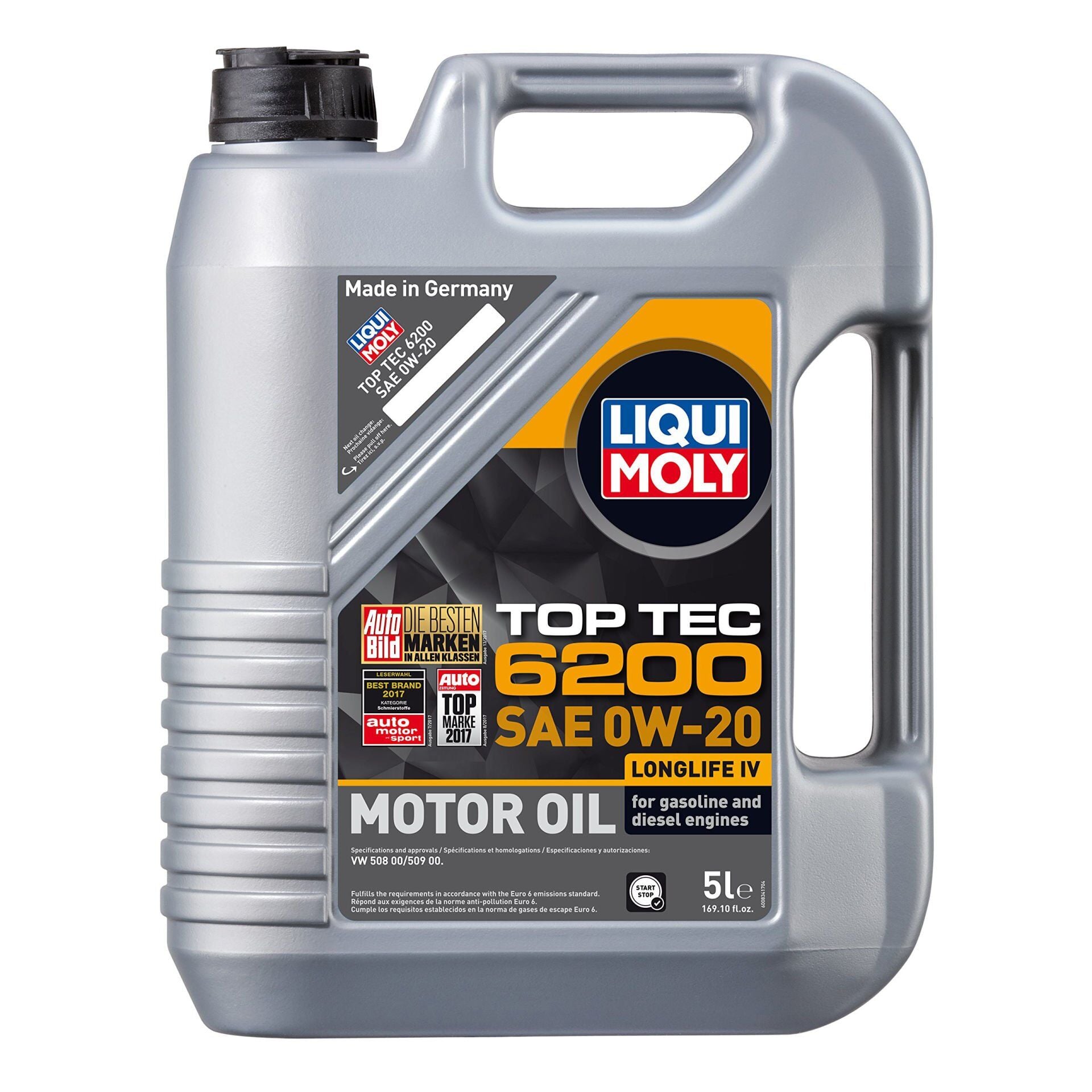 Liqui Moly Top Tec 6200 0W-20 5 Litre (20789)