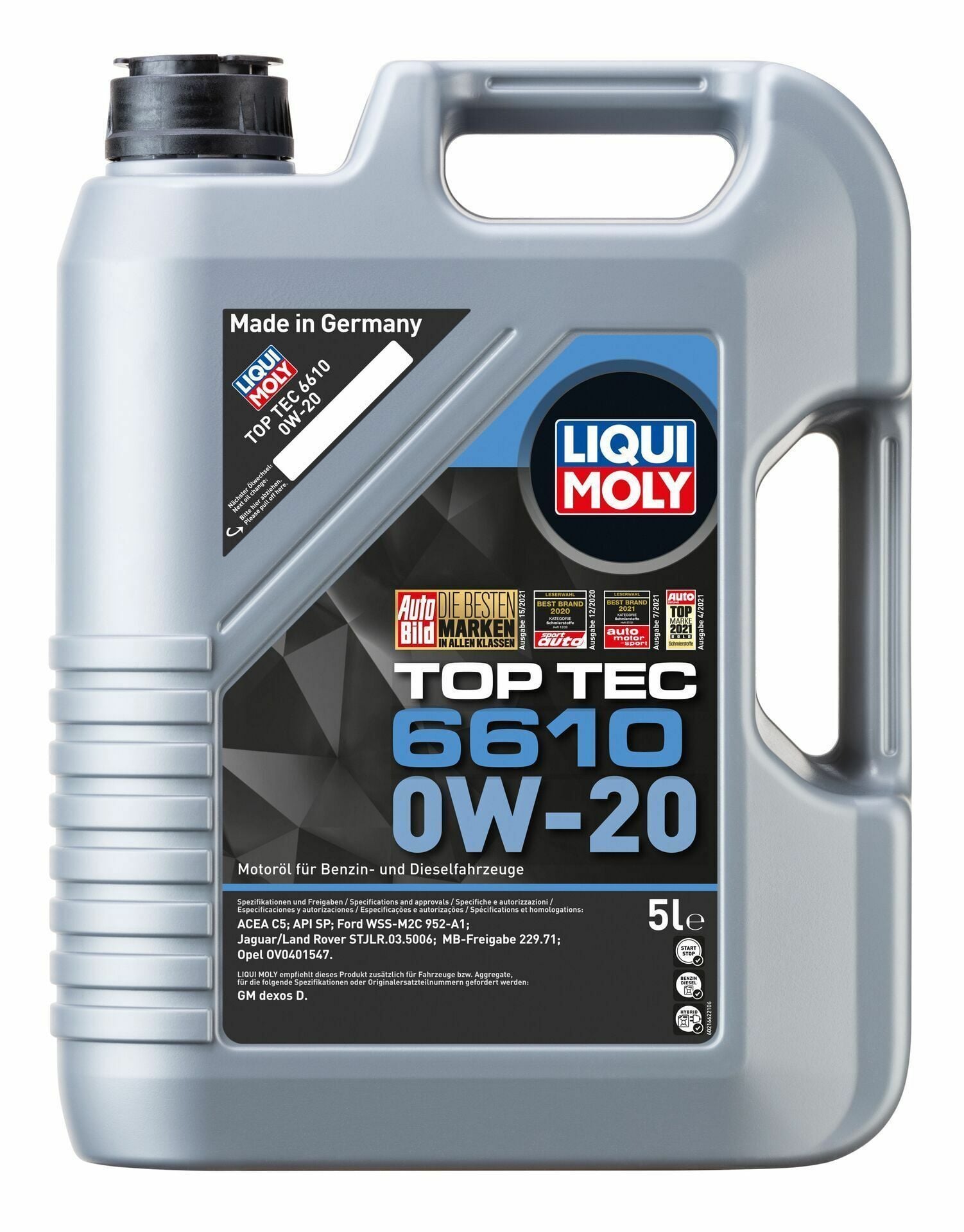 Liqui Moly Top Tec 6610 0W-20 (21662) - 5 Litre Motor Yağı