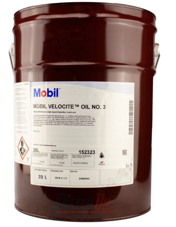 Mobil Velocite Oil No 3 - 20 Litre