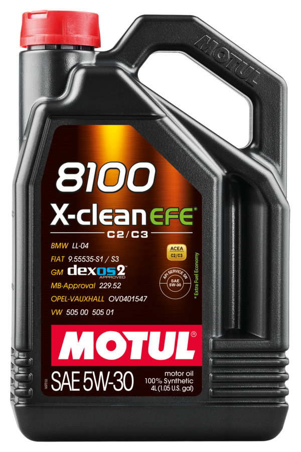 Motul 8100 X-Clean EFE 5W-30 Dexos2 Partiküllü - 4 Litre