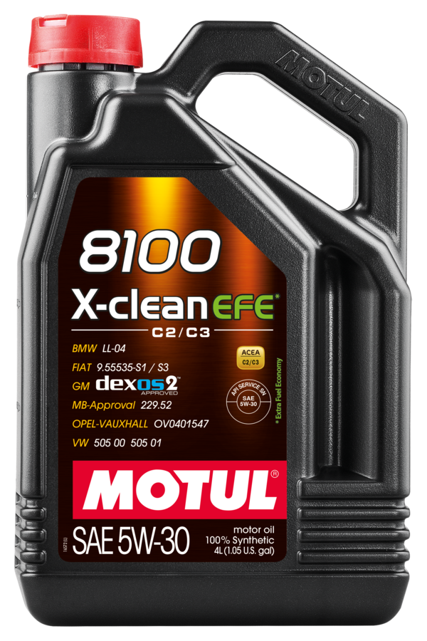 Motul 8100 X-Clean EFE 5W-30 Dexos2 Partiküllü - 4 Litre