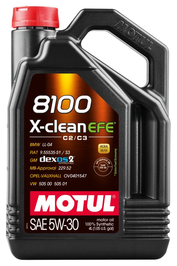 Motul 8100 X-Clean EFE 5W-30 Dexos2 Partiküllü - 4 Litre