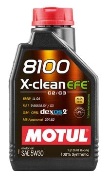 Motul 8100 X-Clean EFE 5W-30 - 1 Litre Motor Yağı