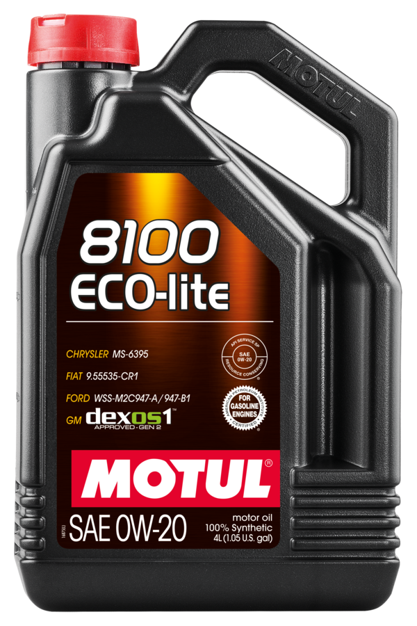 Motul 8100 Eco-Lite 0W-20 DEX1 GEN2 4 Litre Motor Yağı
