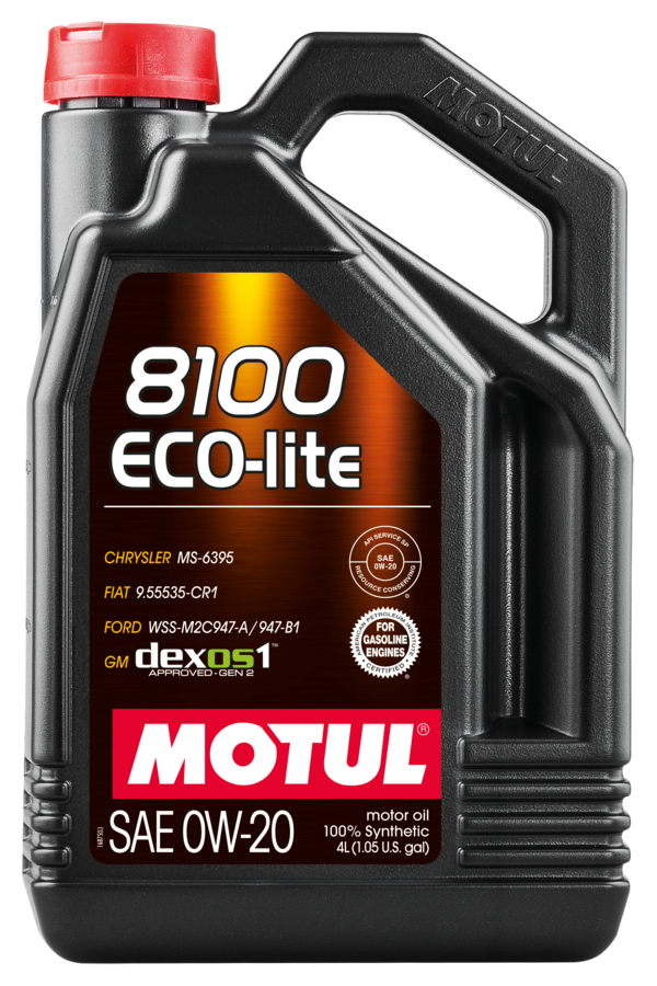 Motul 8100 Eco-Lite 0W-20 DEX1 GEN2 4 Litre Motor Yağı