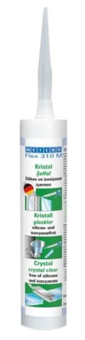 Weicon Flex 310 M - Esnek Güçlü Yapıştırıcı 310 ml Gri