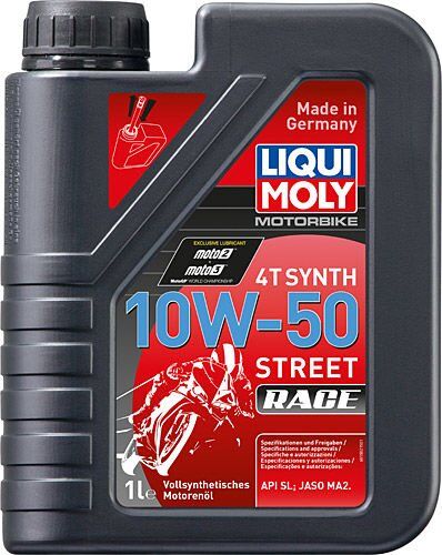 Liqui Moly 10W-50 4t Street Race %100 Sentetik Performans Motor Yağı 1 Litre (1502)