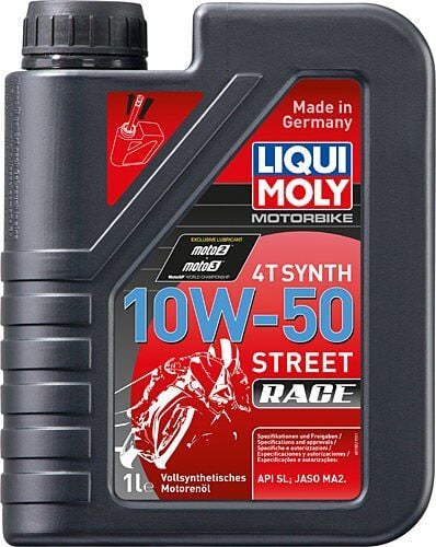 Liqui Moly 10W-50 4t Street Race %100 Sentetik Performans Motor Yağı 1 Litre (1502)