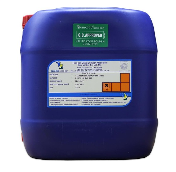 K 102 Force - Yarı Sentetik Kesme Soğutma Sıvısı - 20 kg Bor Yağı