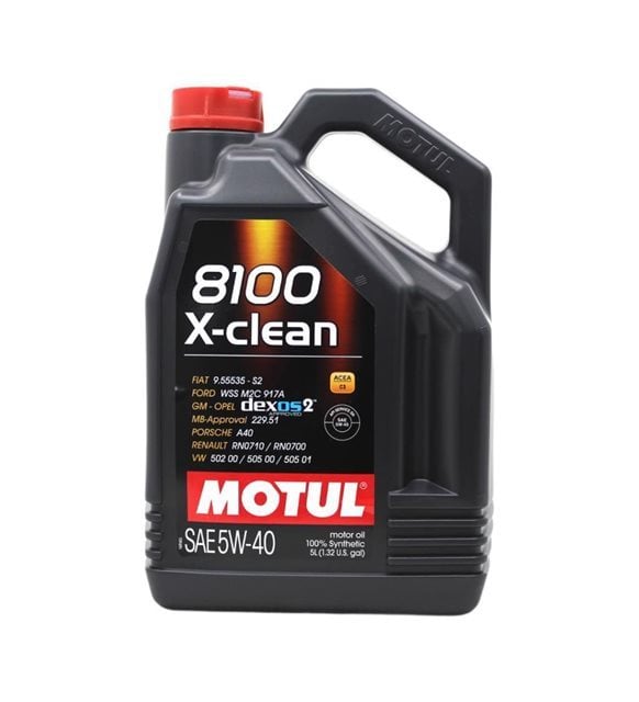Motul 8100 X-Clean 5W-40 - 5 Litre Motor Yağı