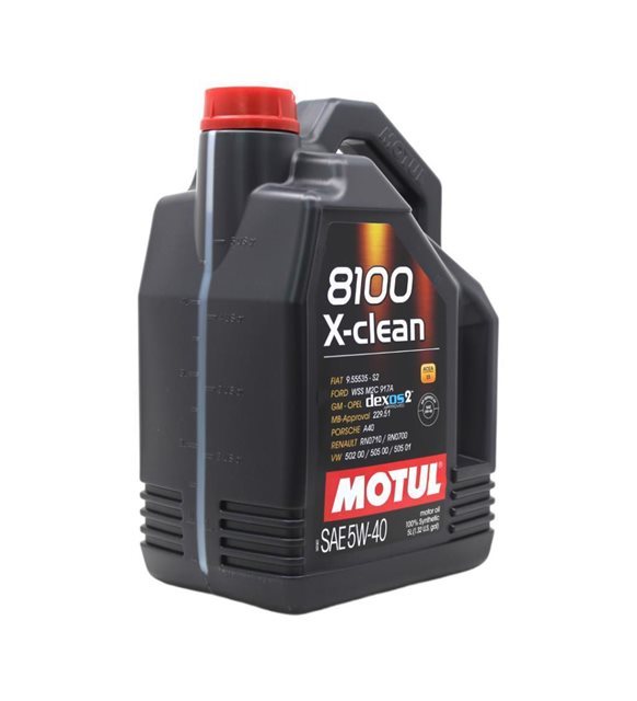 Motul 8100 X-Clean 5W-40 - 5 Litre Motor Yağı
