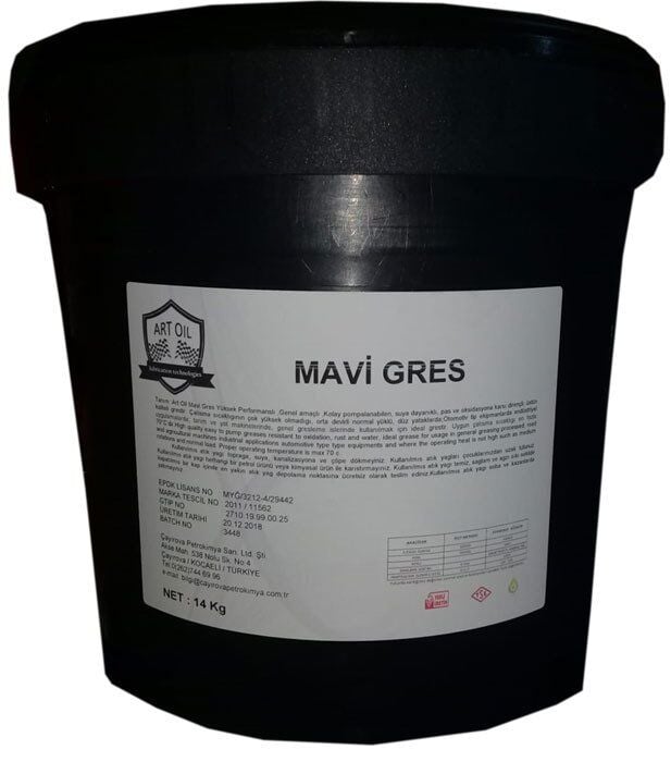 Artoil Kalsiyum Mavi Gres NLGI 3 - 14 Kg Gres Yağı