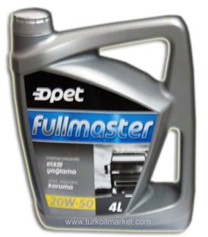 Opet Fullmaster 20W-50 - 4 Litre Motor Yağı