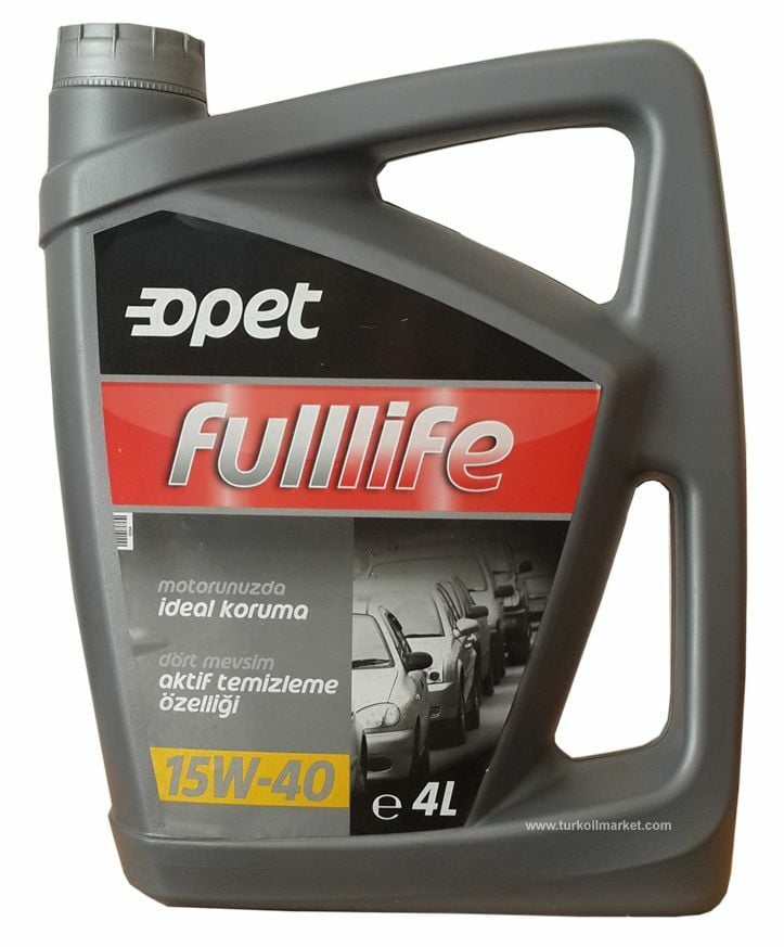 Opet Fulllife 15W-40 - 4 Litre Motor Yağı