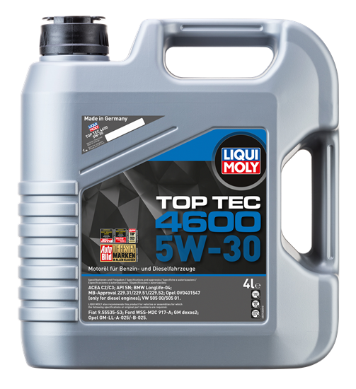 Liqui Moly Top Tec 4600 5W-30 - 4 Litre (3763) Motor Yağı