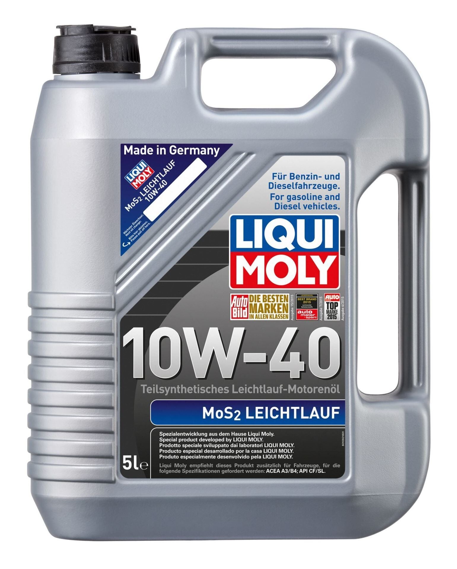 Liqui Moly Mos2 Leichtlauf 10W-40 - 5 L (2184) Motor Yağı