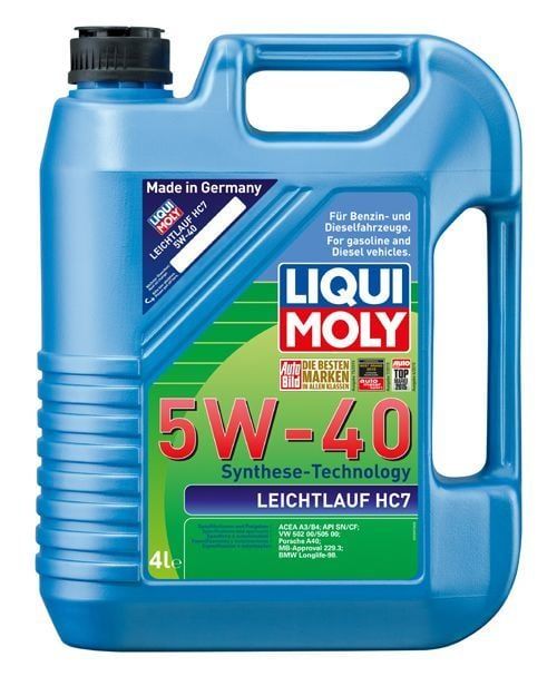 Liqui Moly Leichtlauf HC7 5W-40 - 4 L (1382) Motor Yağı