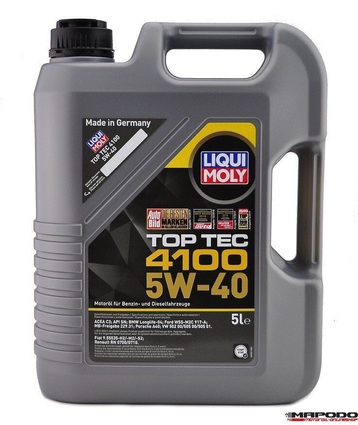 Liqui Moly Top Tec 4100 5W-40 - 5 L Yağ (9511)