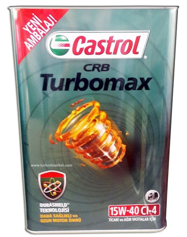 Castrol CRB Turbomax 15W-40 - 18 Litre Motor Yağı