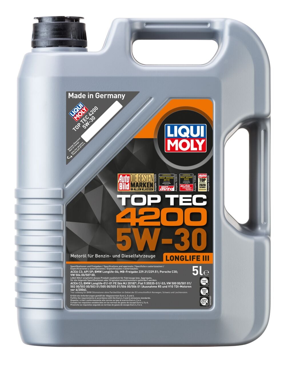 Liqui Moly Top Tec 4200 5W-30 - 5 Litre (8973) Motor Yağı