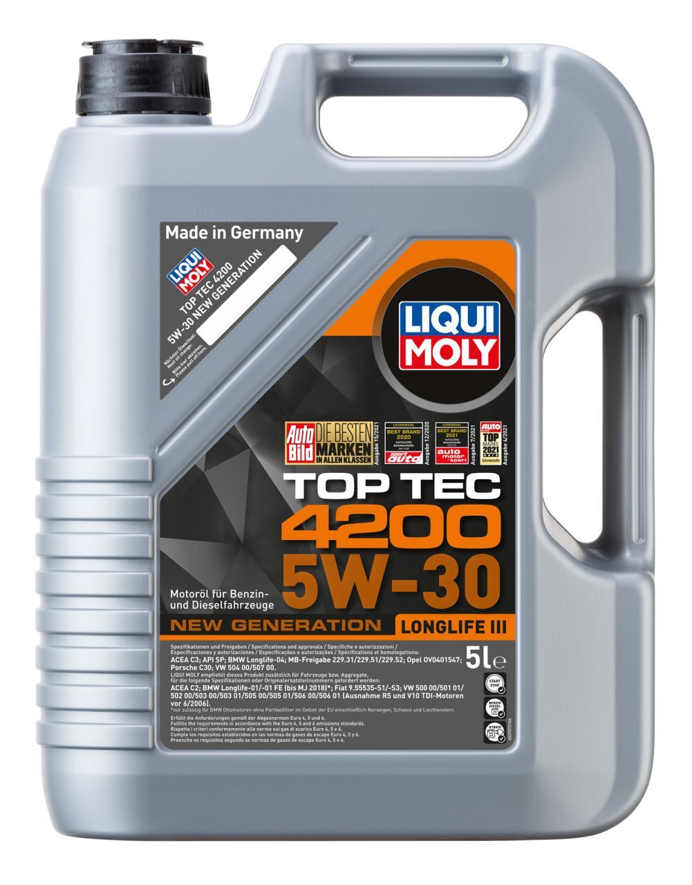 Liqui Moly Top Tec 4200 5W-30 - 5 Litre (8973) Motor Yağı