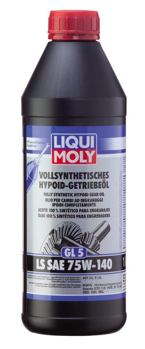 Liqui Moly Gear Oil Hypoid LS 75W-140 - 1 Litre (4421) Şanzıman Yağı