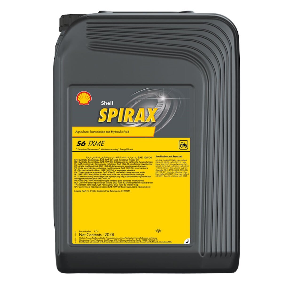 Shell Spirax S6 TXME - 20 Litre Motor Yağı