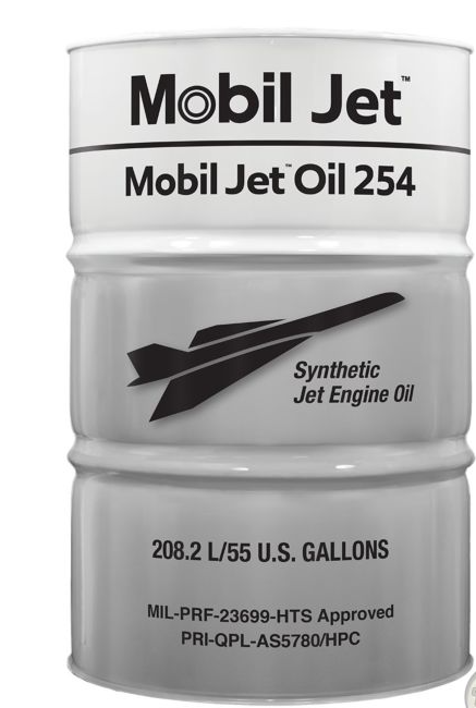 Mobil Jet Oil 254 208 Litre Türbin Yağı