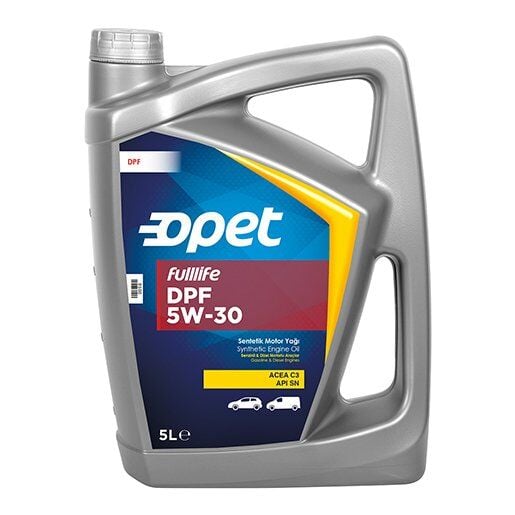 Opet Fulltech 5w-30 - 5 Litre Partiküllü Motor Yağı
