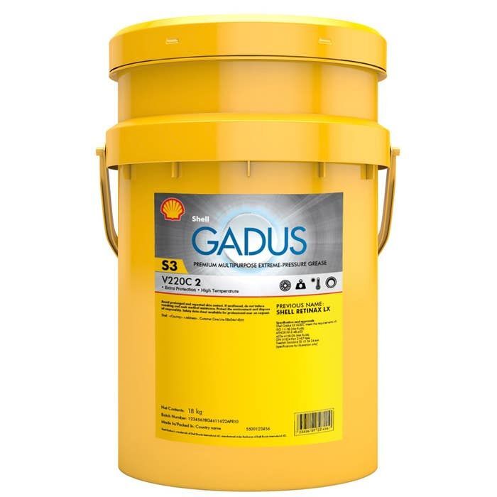 Shell Gadus S3 V220C 2 -18 Kg Kırmızı Gres Yağı