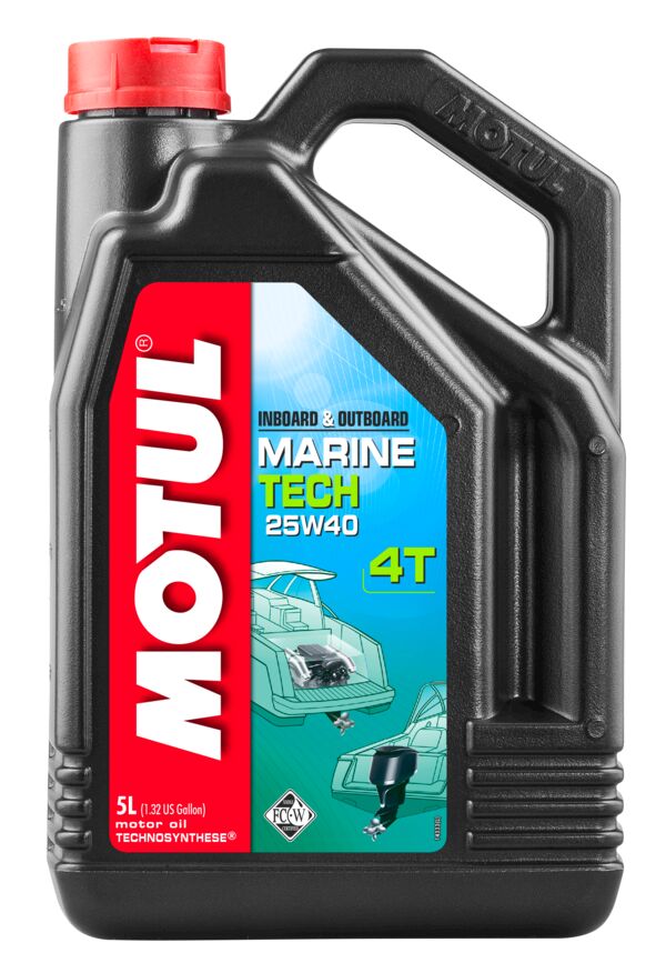 Motul Marine Tech 25W-40 4T 5 Litre Tekne Motor Yağı