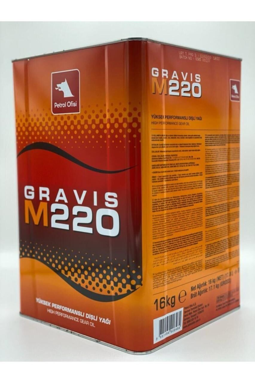Petrol Ofisi Gravis M 220 - 17 Litre Şanzıman Yağları